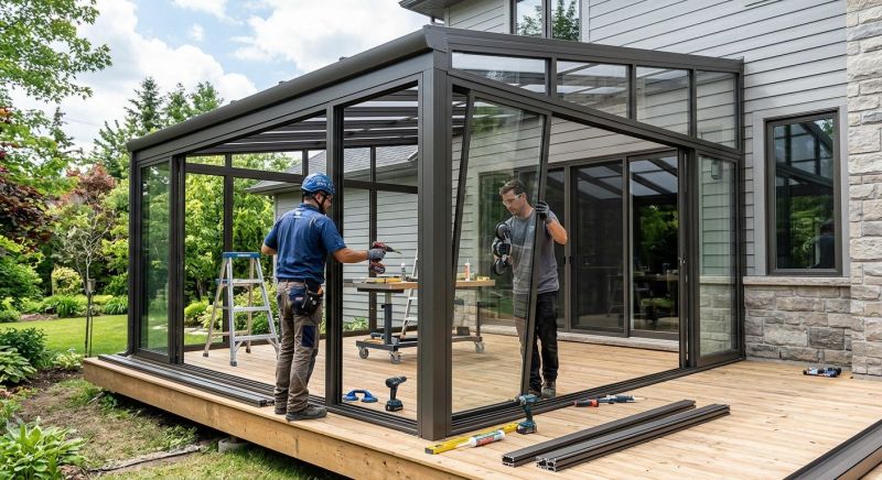 Enclosed Patio Installation in Cincinnati, OH