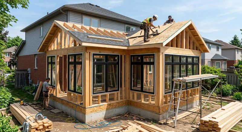 Sunroom Addition Construction in Knoxville, TN