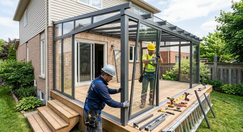 Deck Enclosure Installation in Nashville, TN