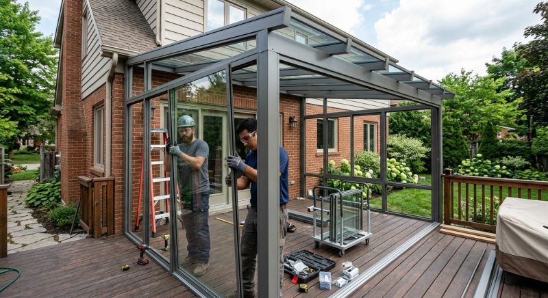 Enclosed Patio Installation in Boulder, CO
