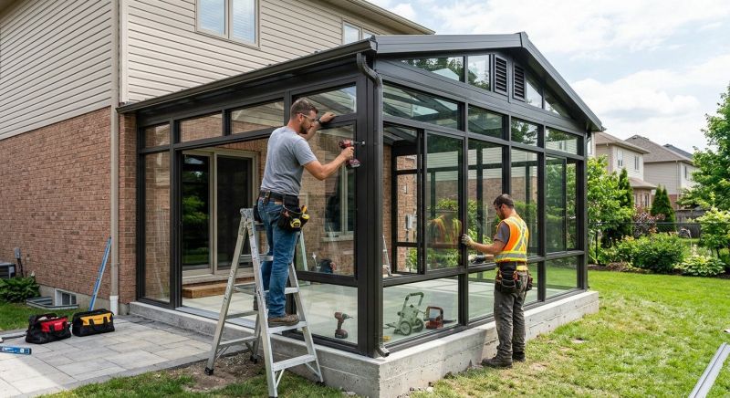 Enclosed Patio Installation in Knoxville, TN