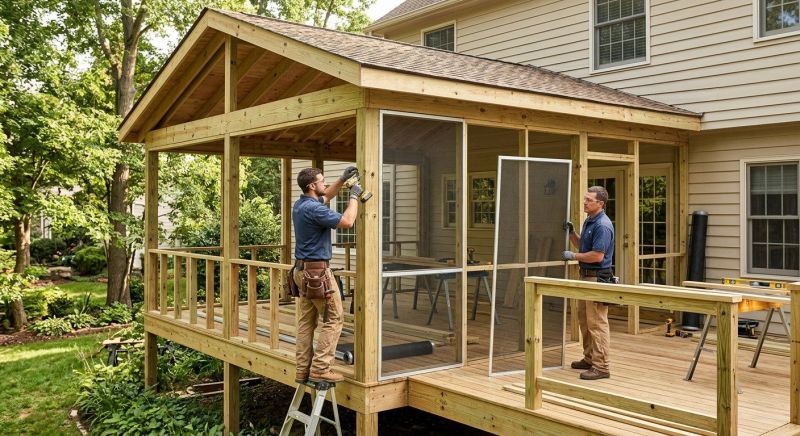 Enclosed Porch Installation in Cincinnati, OH