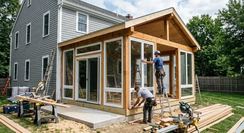 Enclosed Porch Installation in Charlotte, NC
