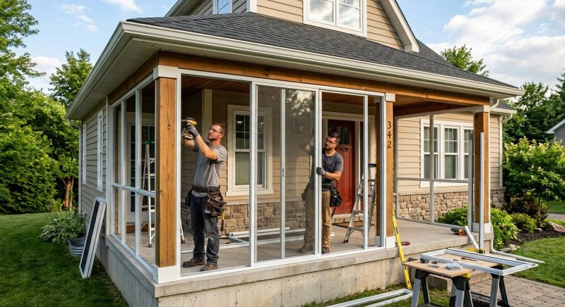 Enclosed Porch Installation in Knoxville, TN
