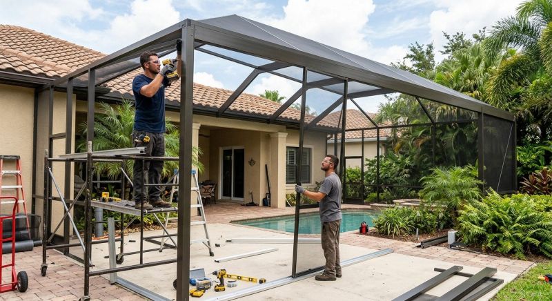Lanai Enclosure Installation in Nashville, TN