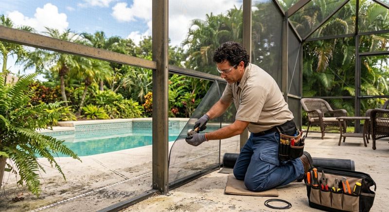 Lanai Enclosure Repair in Austin, TX