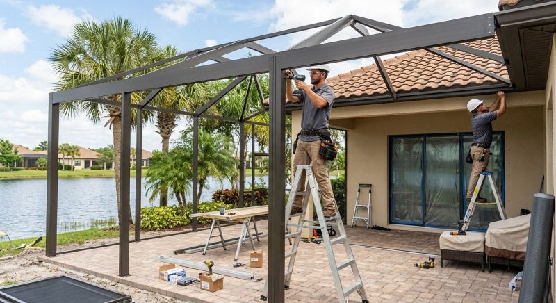 Lanai Installation in Austin, TX