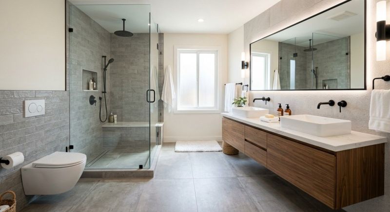 Luxury Bathroom Installation in Portland, ME