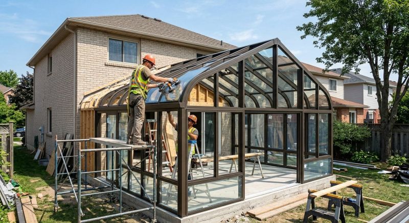Solarium Installation in Dallas, TX